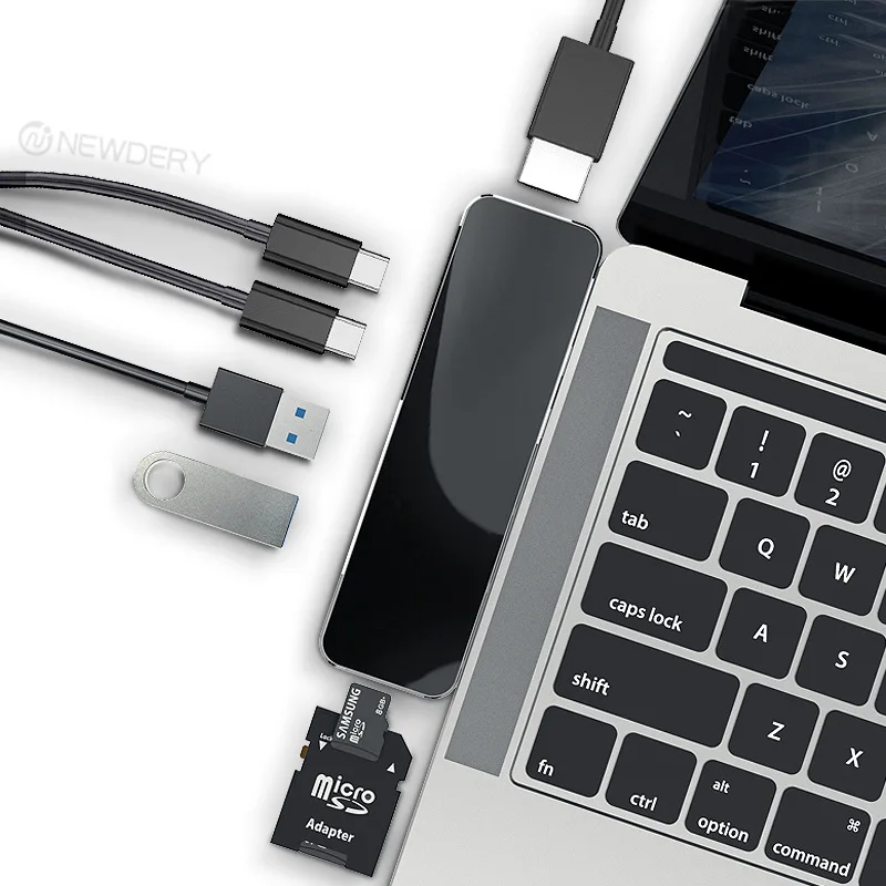 Получает выгоду концентратор USB + кард ридер Ma c Book Pro док станция для ноутбука| |