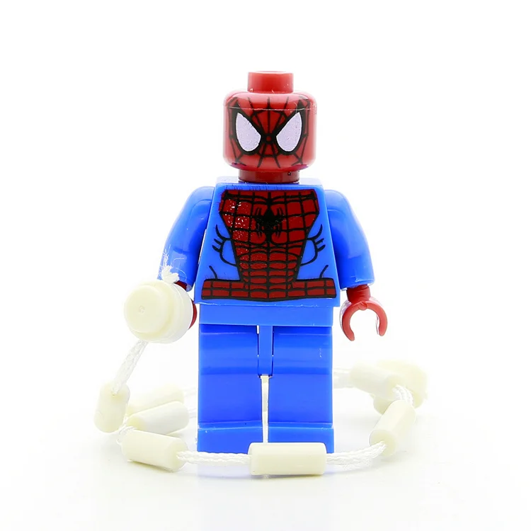 Одна распродажа яд с двойным пистолетом Человек паук миньфиг Marvel Супер герои