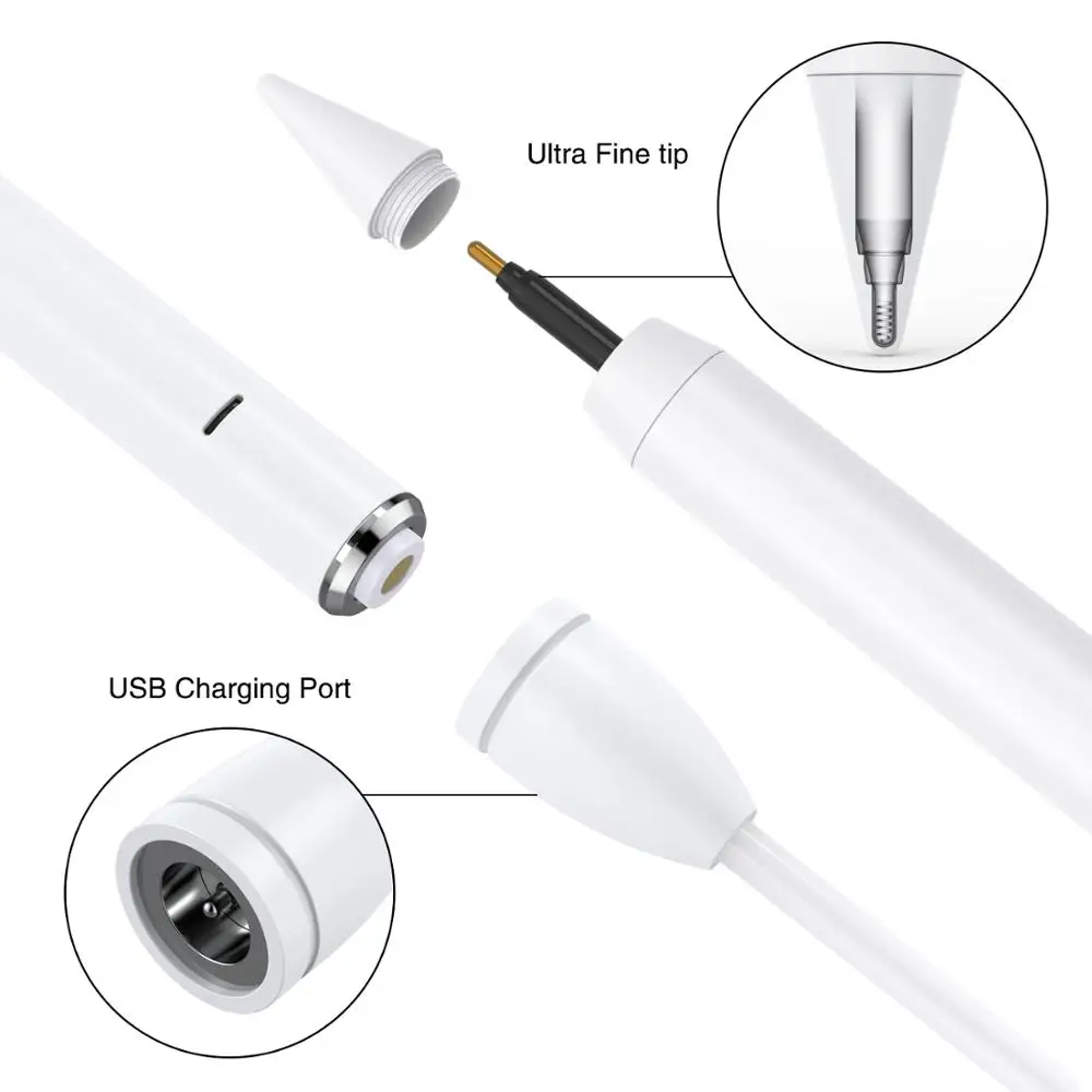 Для iPad Pencil Apple Pen Stylus для Pro 3rd Gen 11 12 9 2018 Mini 5a 10 5 2 2019 6th 7th 애플슬 | Компьютеры и офис