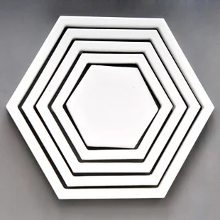 Подушки декоративные шестиугольник рыбы пентаграмма четыре звезды 3d деревянные