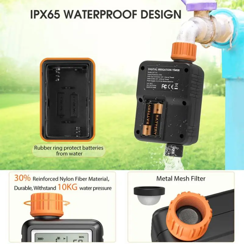 

Automatic Watering Device Watering High-definition Large-screen Timing Intelligent Irrigation Controller For Garden Meadow Tools