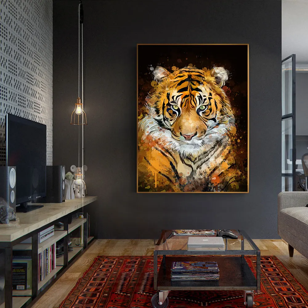 Настенные плакаты с изображением животных Three Running холст лошадей для гостиной