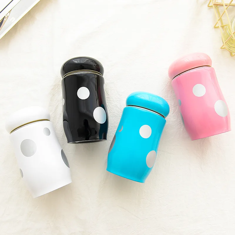 Термос из нержавеющей стали мультяшный термос в виде гриба миниатюрная