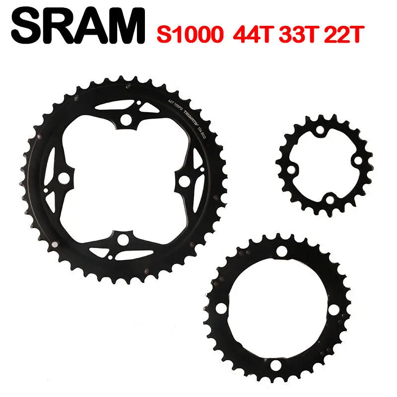 SRAM S1000 GXP Chainring 3x10s 44-33-22T 104bcd MTB Chainring Bike Bicycle 104BCD Mountain Bike Crown Chainwheel Sprocket