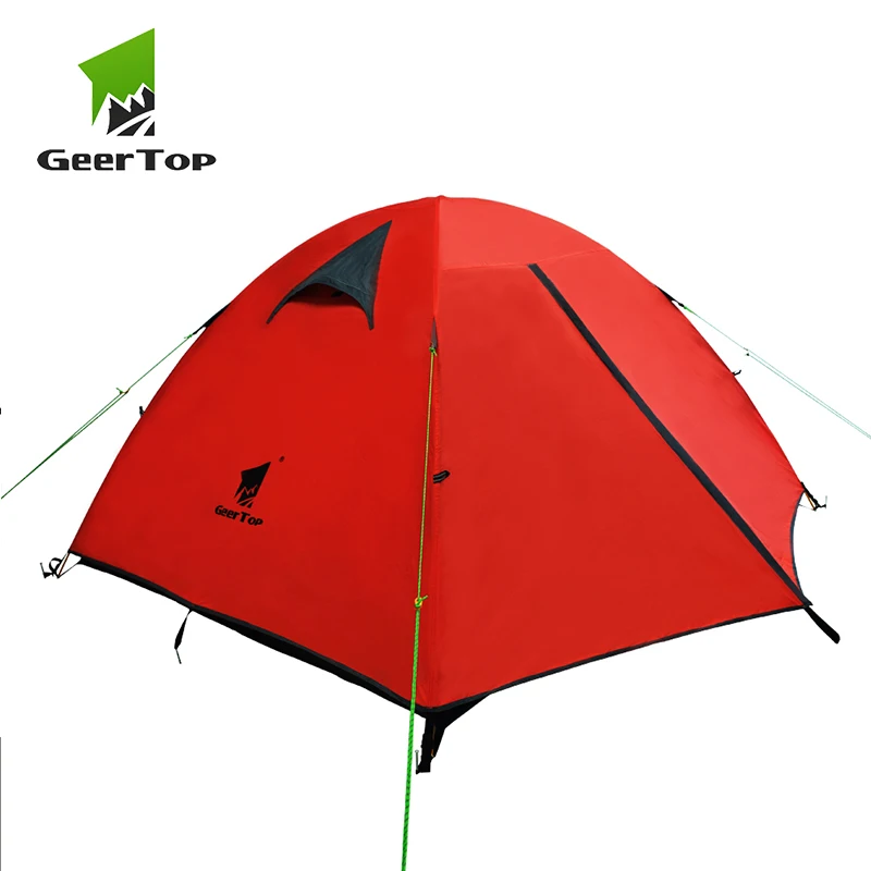 GeerTop кемпинговая купольная палатка 2 3 человека три сезона Легкая установка
