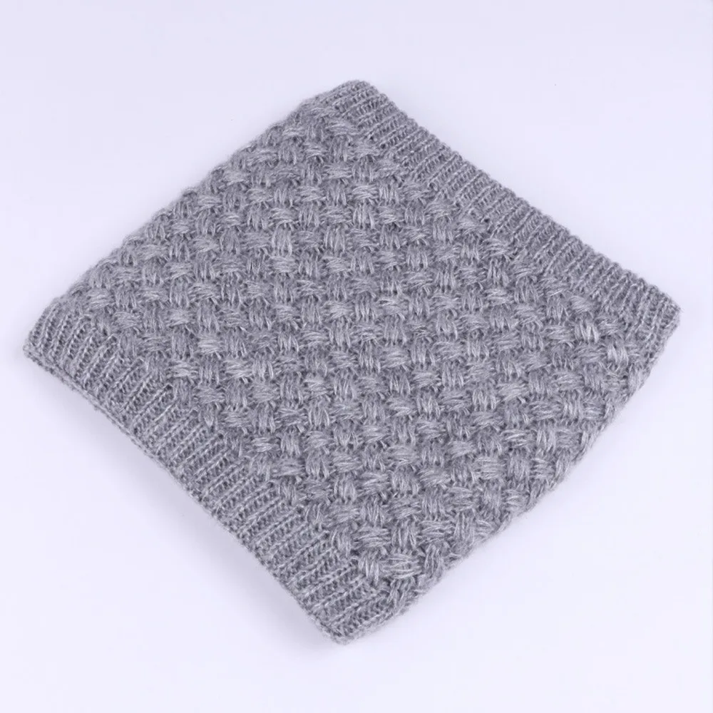 2021 NEW FASHION Children Winter Warm Scarf Boys Girls kids Baby Knitted Collar Neck Scarves rings hot Drop Shipping | Детская одежда и