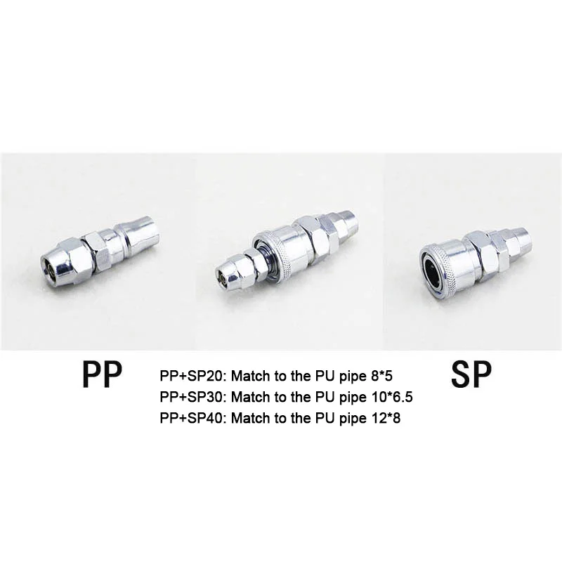 Пневматический соединитель типа C БЫСТРОРАЗЪЕМНАЯ муфта SF30/30PF SP30/PP30 /SM40/PM40
