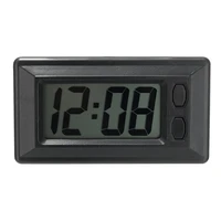 ultra thin lcd digital display car vehicle dashboard clock with calendar display mini portable automobile accessories