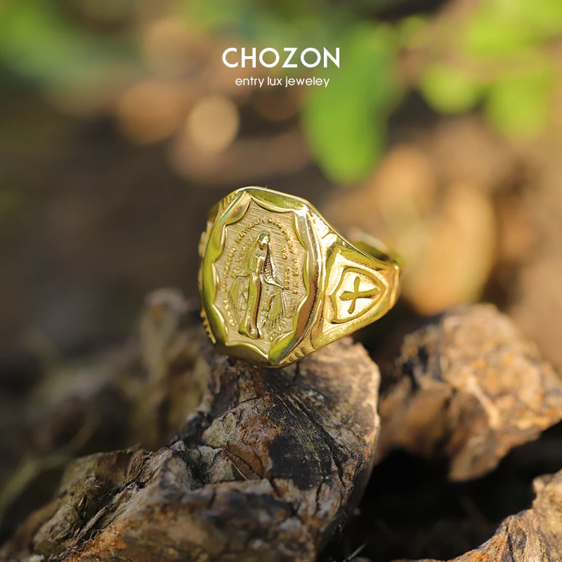 S925 серебряные Ретро тайский серебряный Мария кольцо Простые Модные марочные