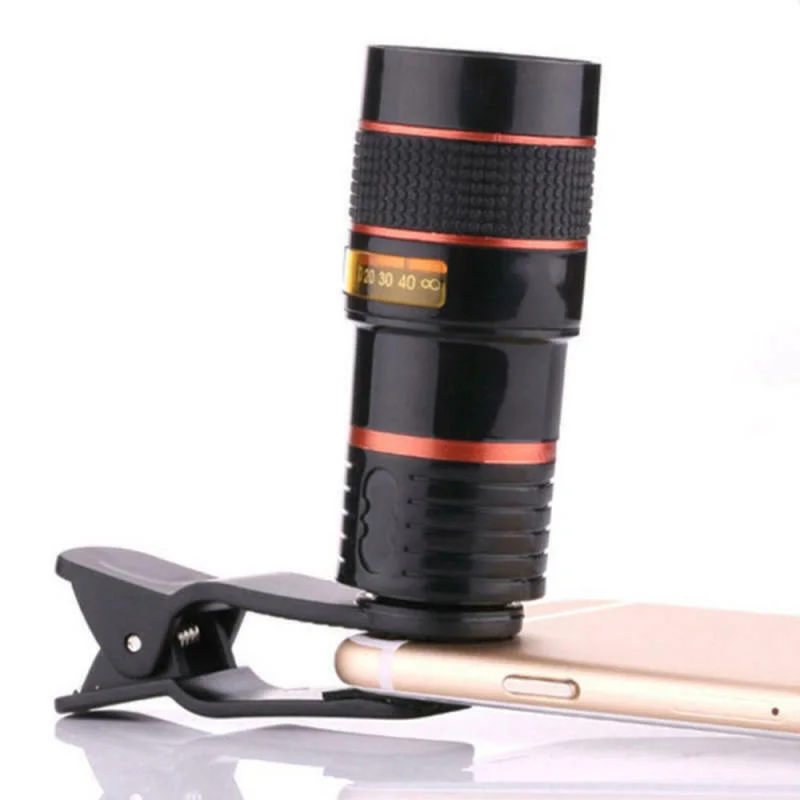 Практичный монокулярный телескоп с 12-кратным оптическим зумом для мобильных