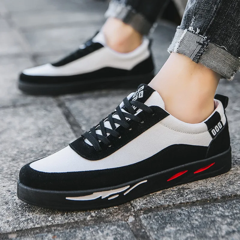 Кроссовки мужские из ПУ кожи легсветильник дышащие Повседневная теннисная обувь