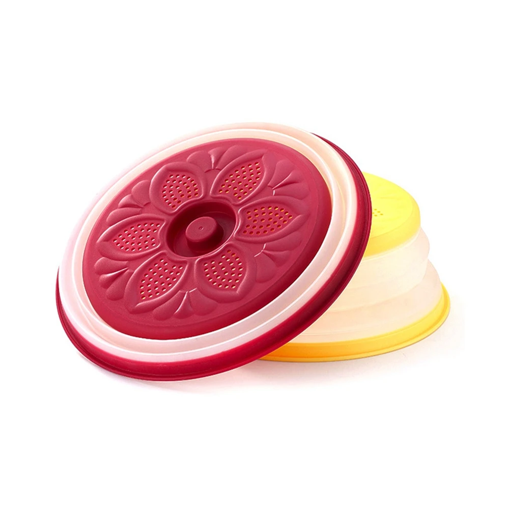 1 шт. Складная крышка из ПП + ТПР брызгозащищенная Крышка для микроволновой печи