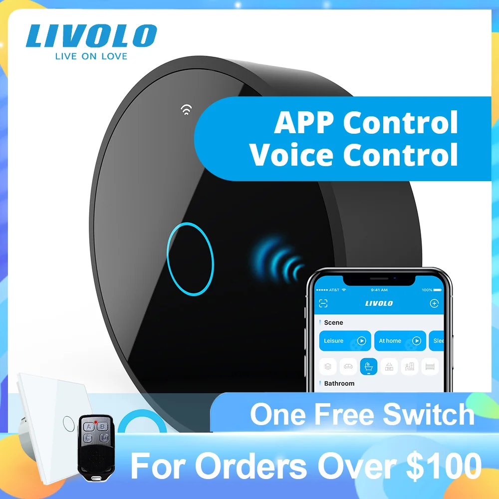 Умный передвижной шлюз ZigBee Livolo версии 2 0 умный хаб через приложение Google Home Alexa Echo