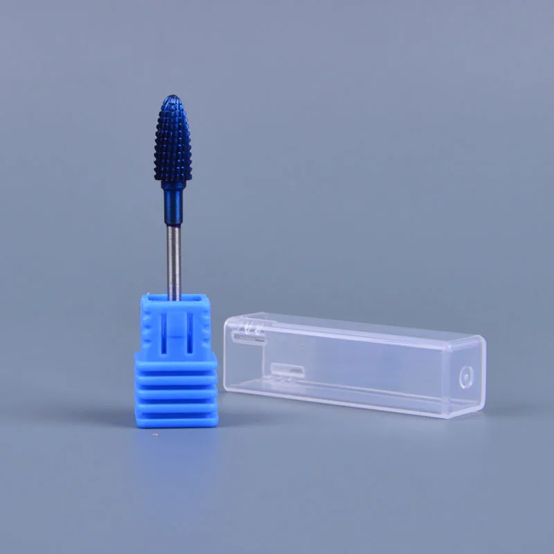 1 шт. синие вольфрамовые твердосплавные фрезы с нано покрытием круглое сверло для