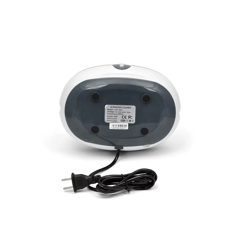 

600ml Small Ultrasonic Cleaning Machine Stainless Steel Material for Household Jewellery Denture Glasses cleaner