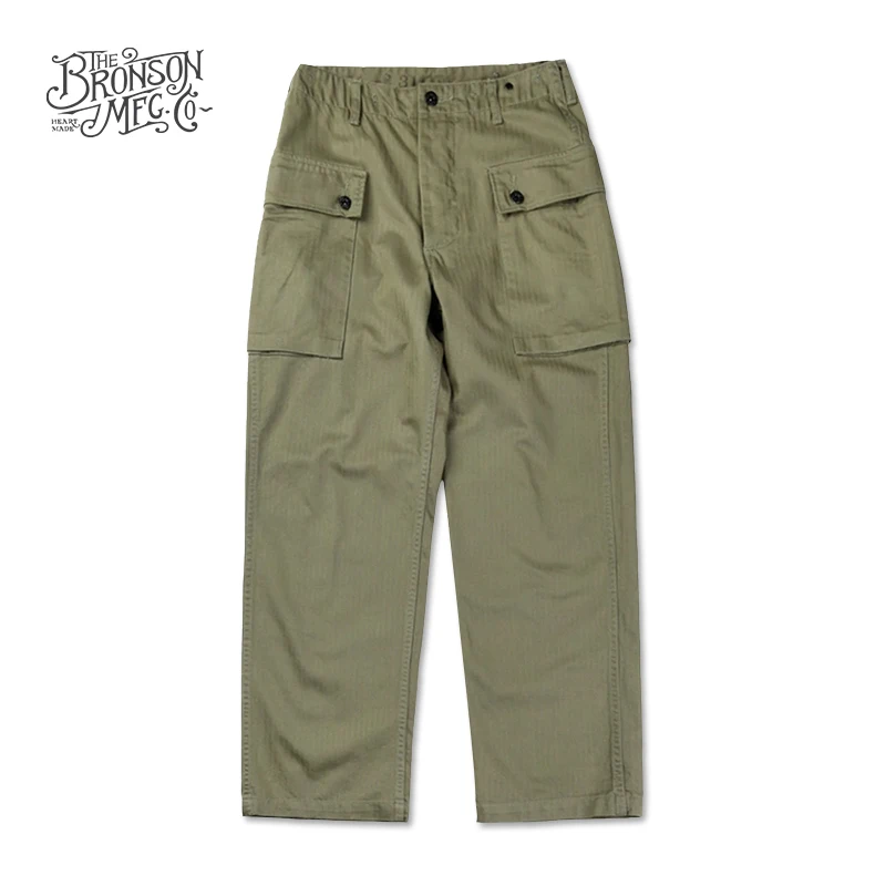 Мужские брюки в стиле милитари Bronson классические свободные брюки-карго с принтом