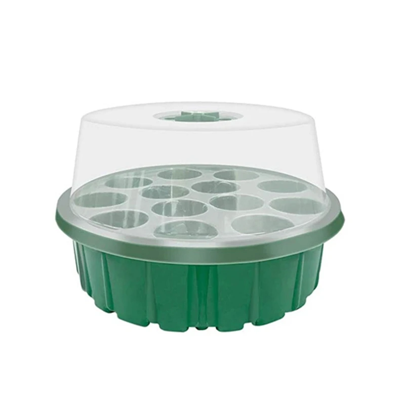 

Seed Starter Tray,Humidity Adjustable Seed Tray Kits with Dome and Base Greenhou H051