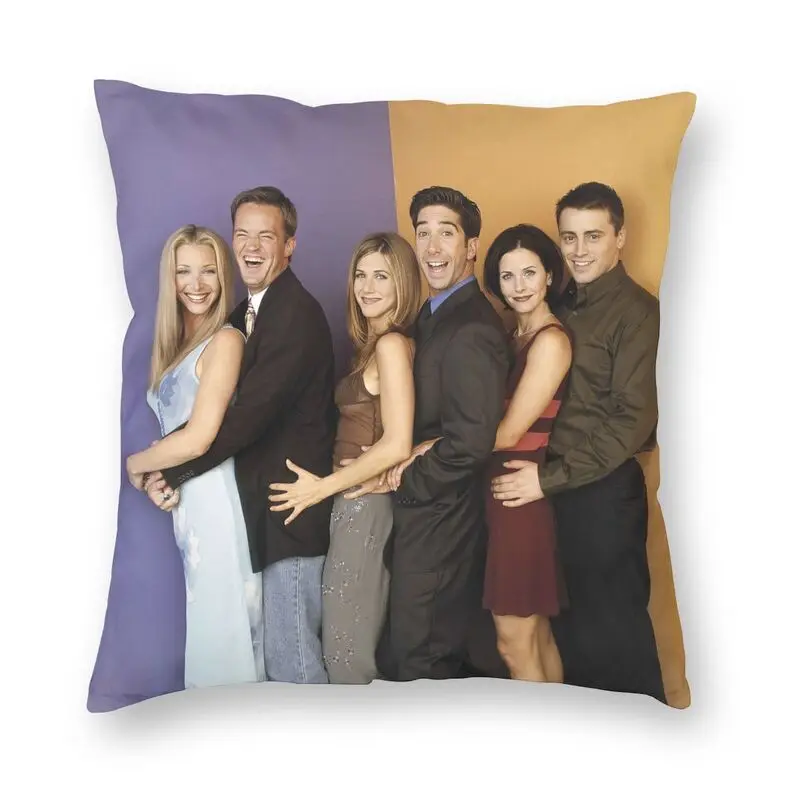 

Наволочка с постером друзья, двухсторонняя наволочка с забавным рисунком для ТВ-шоу, наволочка для гостиной, крутая наклейка, украшение для ...