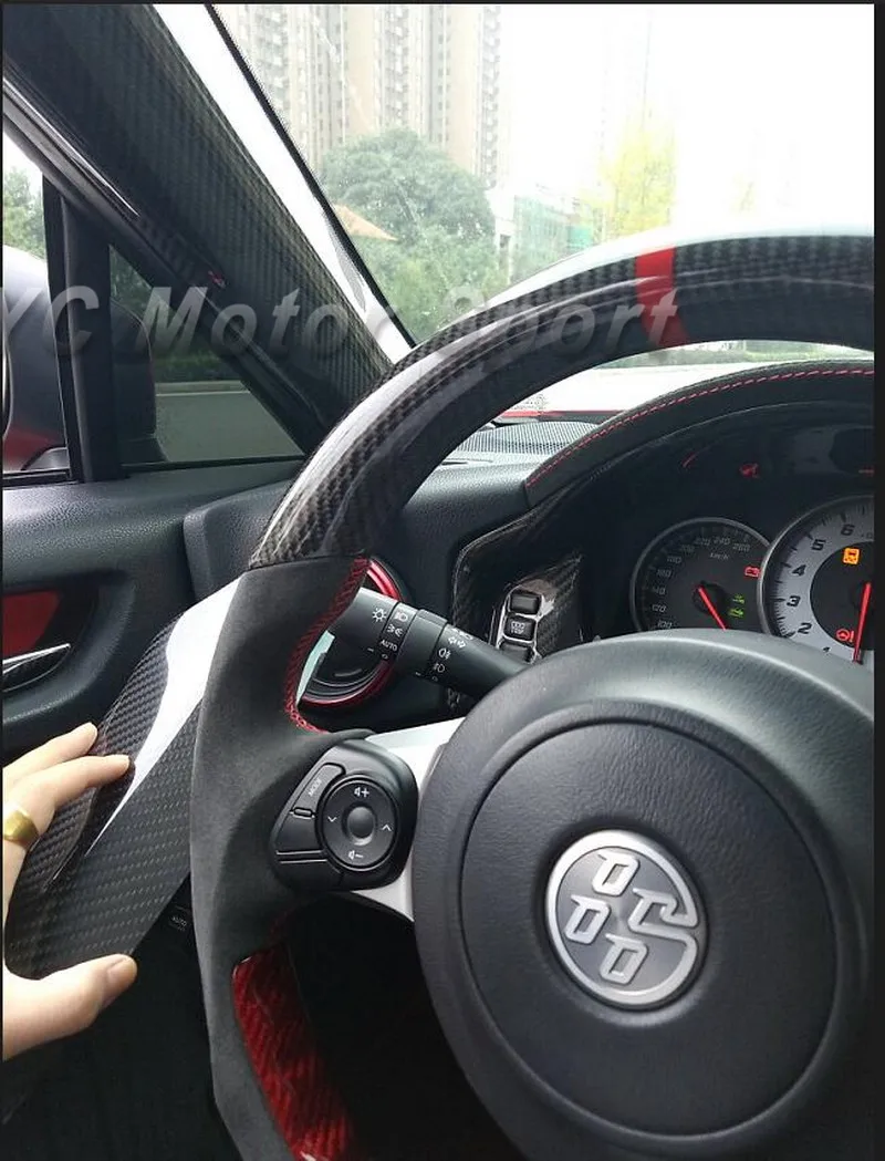 Автомобильные аксессуары покрытие для стойки из углеродного волокна 2 шт.