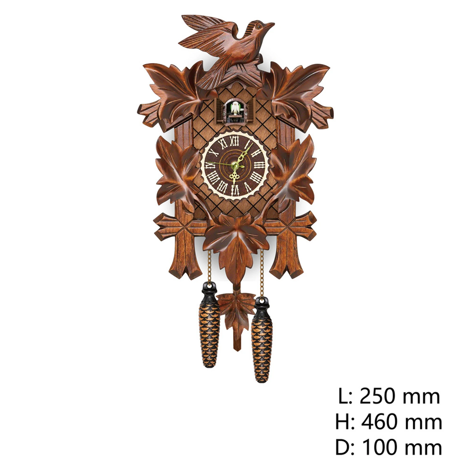 German Black Forest Cuckoo Clock Retro Nordic Style Wooden Wall Best Price | Дом и сад