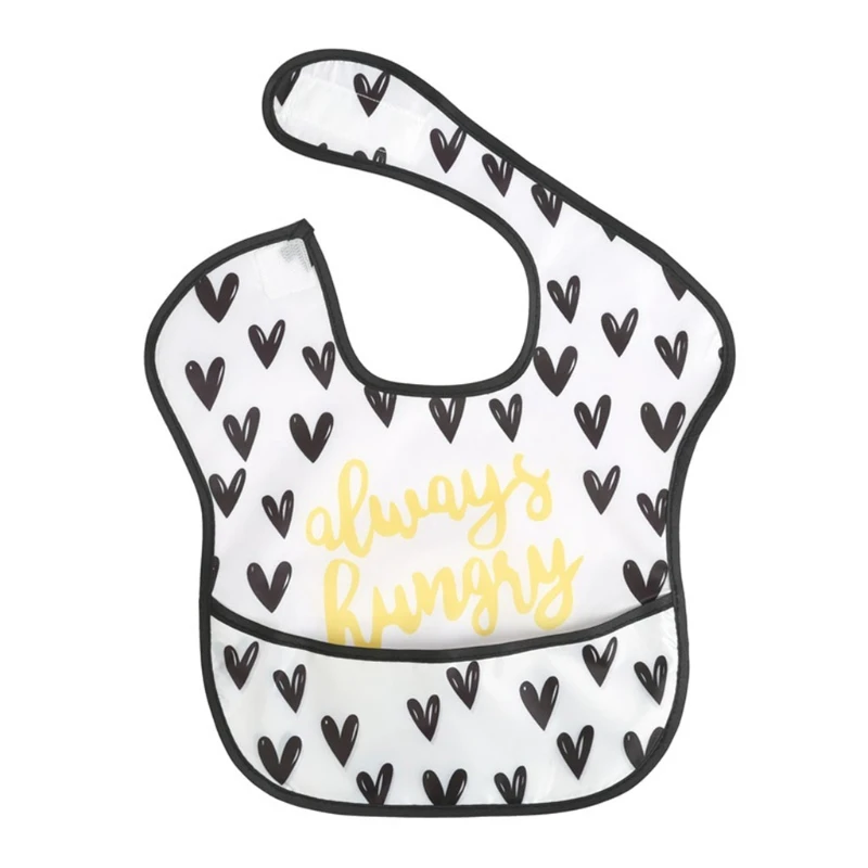 Babero impermeable para beb&eacute;, delantal de alimentaci&oacute;n infantil, toalla de Saliva con estampado de dibujos animados, pa&ntilde;o para eructar-3