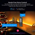 Светодиодная лента Suntech с Wi-Fi, светодиодные лампы SMD5050, совместимые с Alexa,Google Home, умные Меняющие цвет веревочные огни для украшения