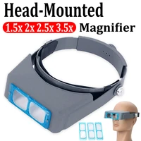 1 5x 2x 2 5x 3 5x head wearing magnifier optical glass lens headband eyewear loupe hand helmet magnifying glass spectacles