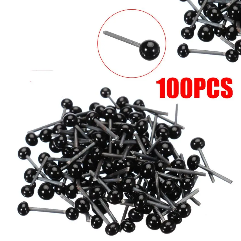 100pcs/set New Glass Eyes 2mm/3mm/4mm Needle Felting Animals Bears Rabbit Dog Dolls Animal Eyes for DIY Dolls Toy Accessories