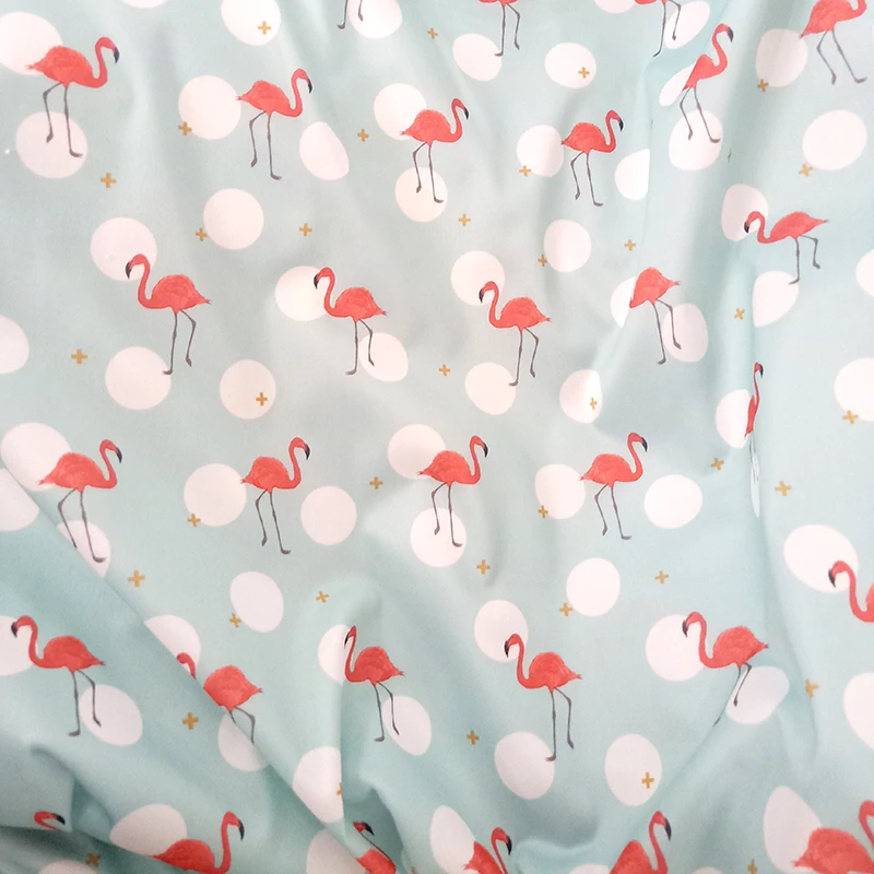 PORORO Новое поступление ткань с принтом для детей многоразовые тканевые