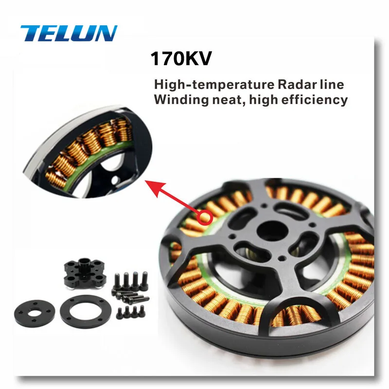 6 S 12 170KV 36N40P Q9 бесщеточный двигатель постоянного тока для достижения 90 минут