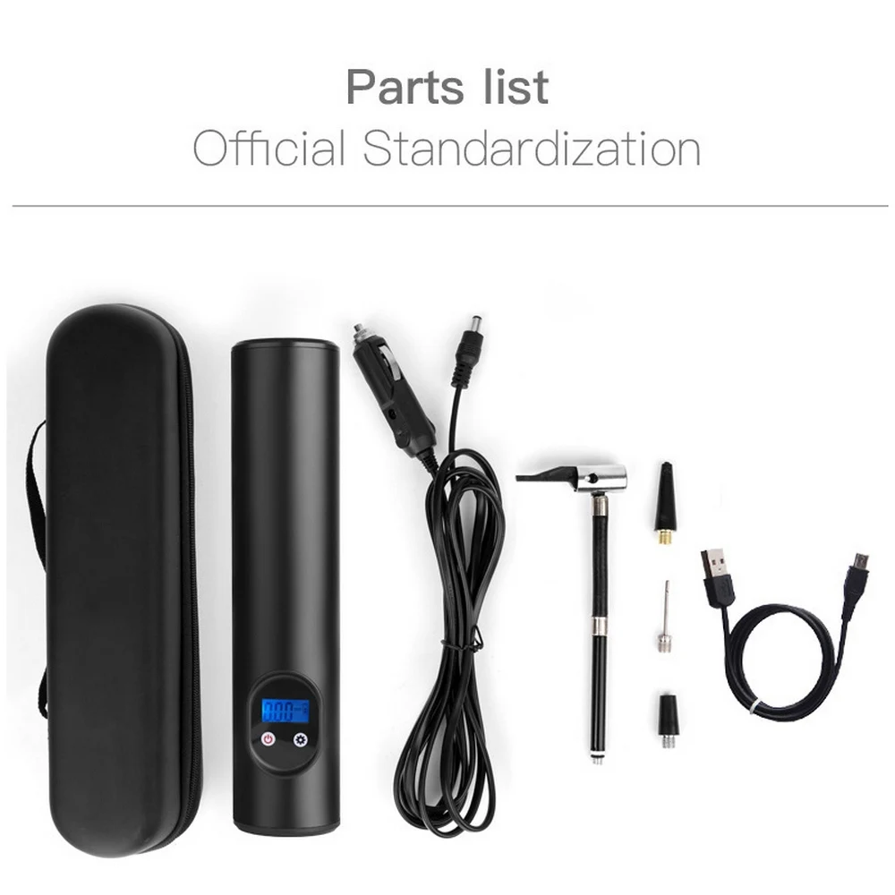 Precio Compresor De Aire Portátil De 12V Y 150PSI, Bomba Inflable Con Pantalla LCD Para Coche, Bicicletas, Neumáticos, Bolas, Anillos De Natación, Interfaz USB