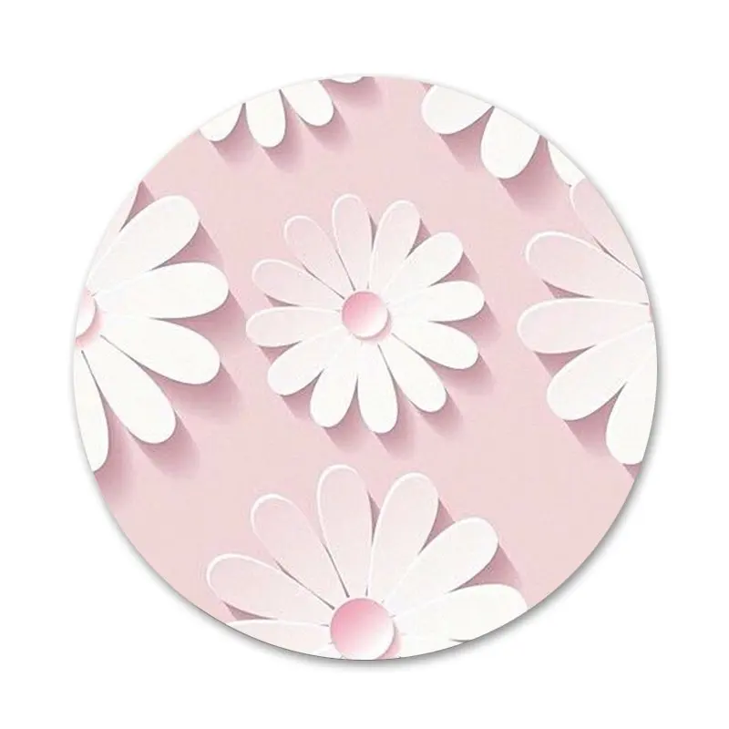 58 мм Модный Новый Популярный цветочный эстетический значок брошь заколка