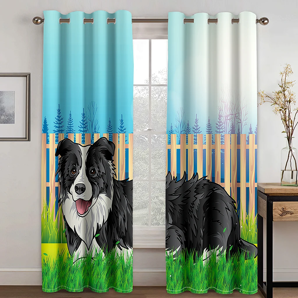 

Занавеска на крючок с милыми объемными изображениями животных, подходит для семейных занавесок в гостиной и детской спальне