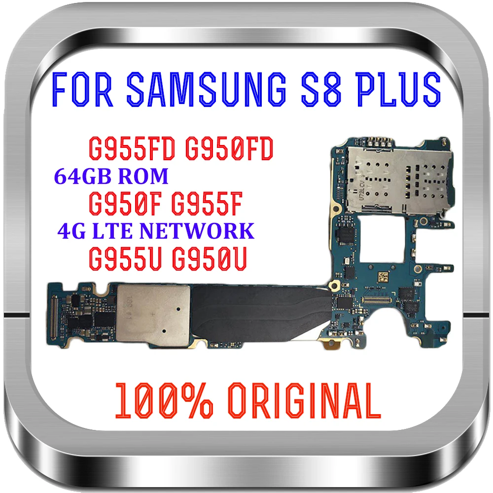 Оригинальная разблокированная основная материнская плата для Samsung Galaxy S8 Plus G955F