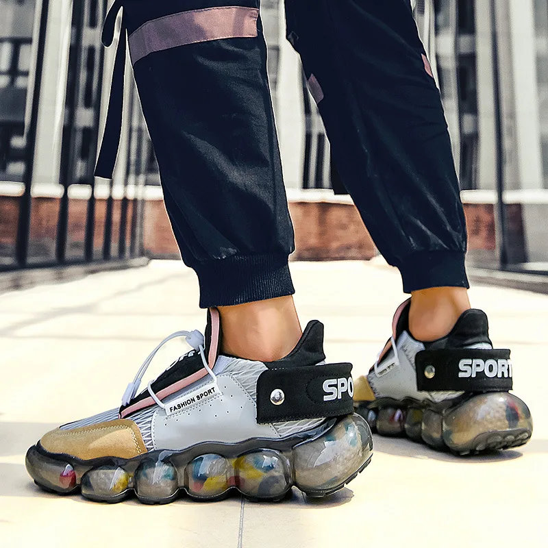 

Men Dad Sneakers Casual Shoes Air Mesh Chunky Sneakers Outdoor Walking Shoes Tenis Basket Zapatillas Hombre Breathable Sneakers