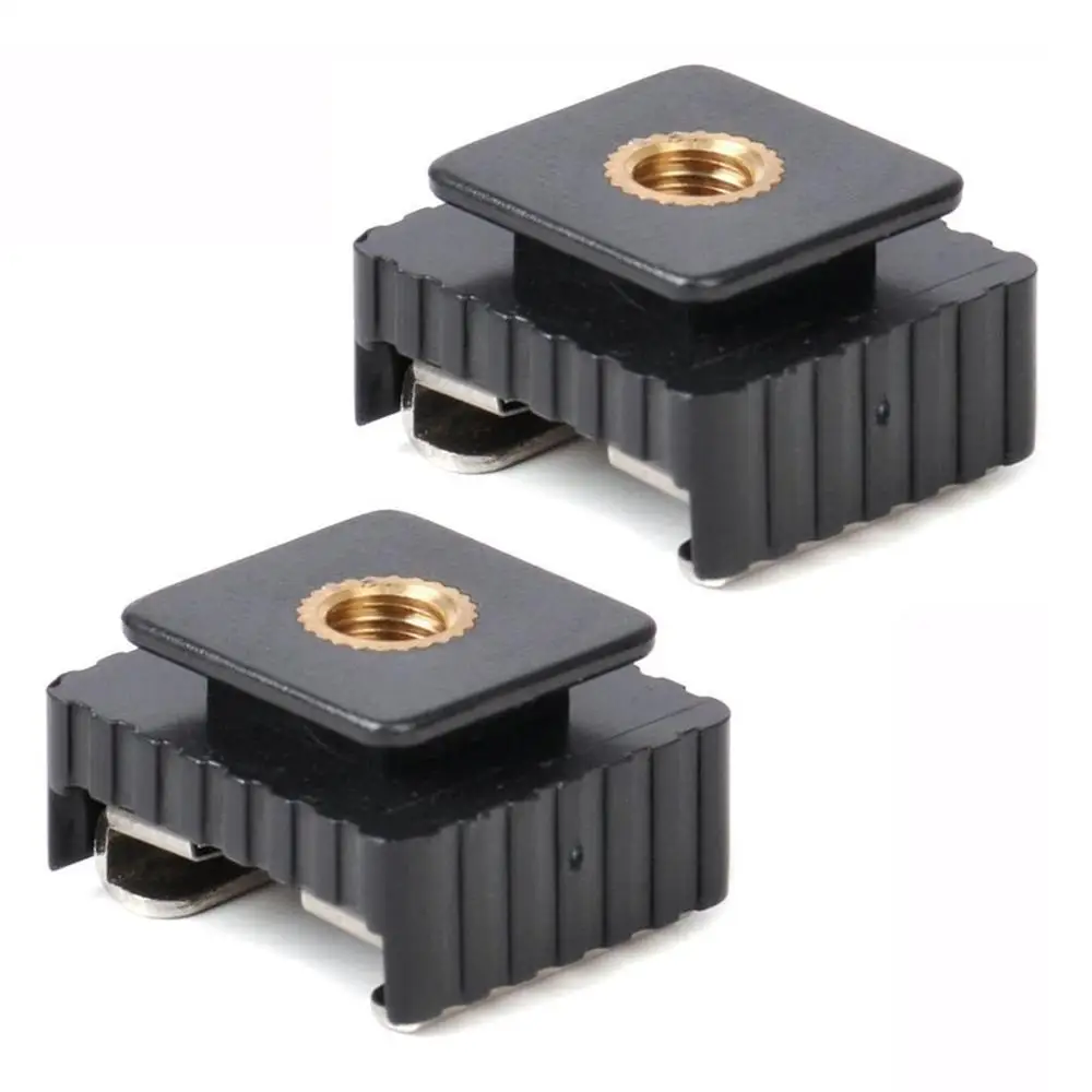 Металлическое Крепление адаптер для горячего башмака Резьбовая резьба 1/4 дюйма