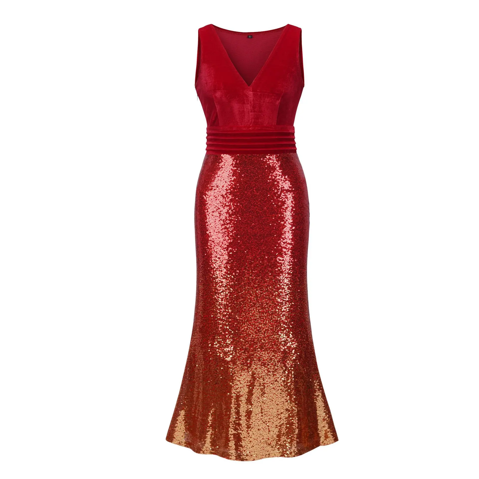 

Платье-Русалочка Popodion, длинное вечернее платье с блестками, вечерние платья WED90582