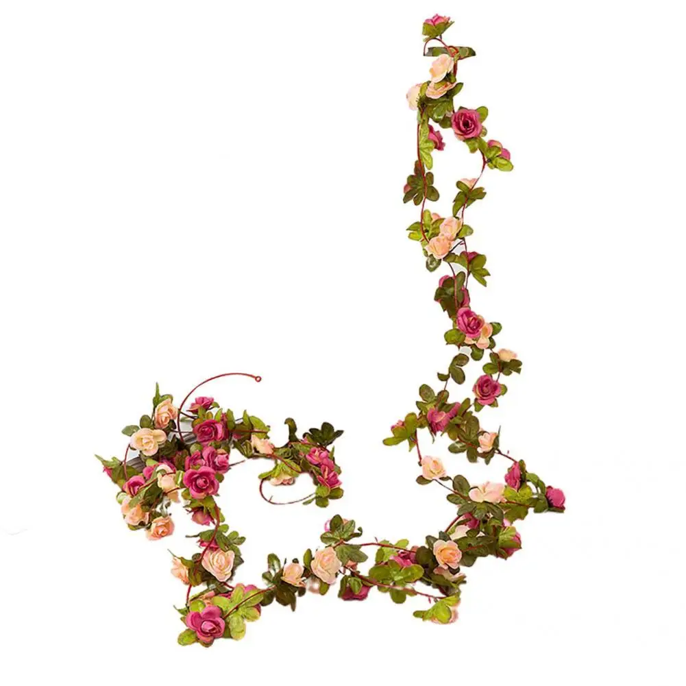 

Soft 2Pcs No Odor Floral Arrangement Artificial Plant Faux Silk Flower Artificial Flower Charming Wedding Decor