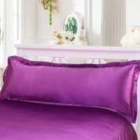 1 2 1 5m single long pillowcase luxury silk skating silk fabric for bedroom home decoration high quality and non fading