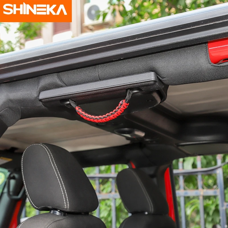 Внутренние аксессуары SHINEKA для Jeep Wrangler JK 2007-2017 верхняя ручка автомобиля с