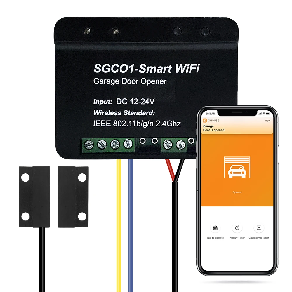 Wi-Fi переключатель Smart swing раздвижные двери гаража Открывалка управление Лер с Alexa Google Home Smart Life/приложение управление WiFi умный приемник