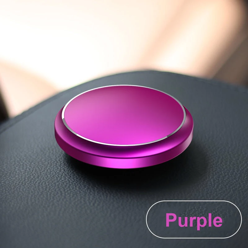 purple case Летающая тарелка, элегантный освежитель воздуха для автомобиля, духи, крепление на приборную панель, липкая основа, твердый парфюм, торт, авто, украшение интерьера, Decoraiton - Название цвета: purple case