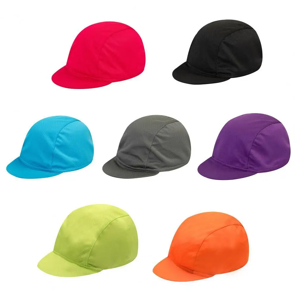 

40%HOT Unisex Quick-drying Polyester Multi-color Cycling Hat Breathable Eavesless Mesh Sports Cap for Running