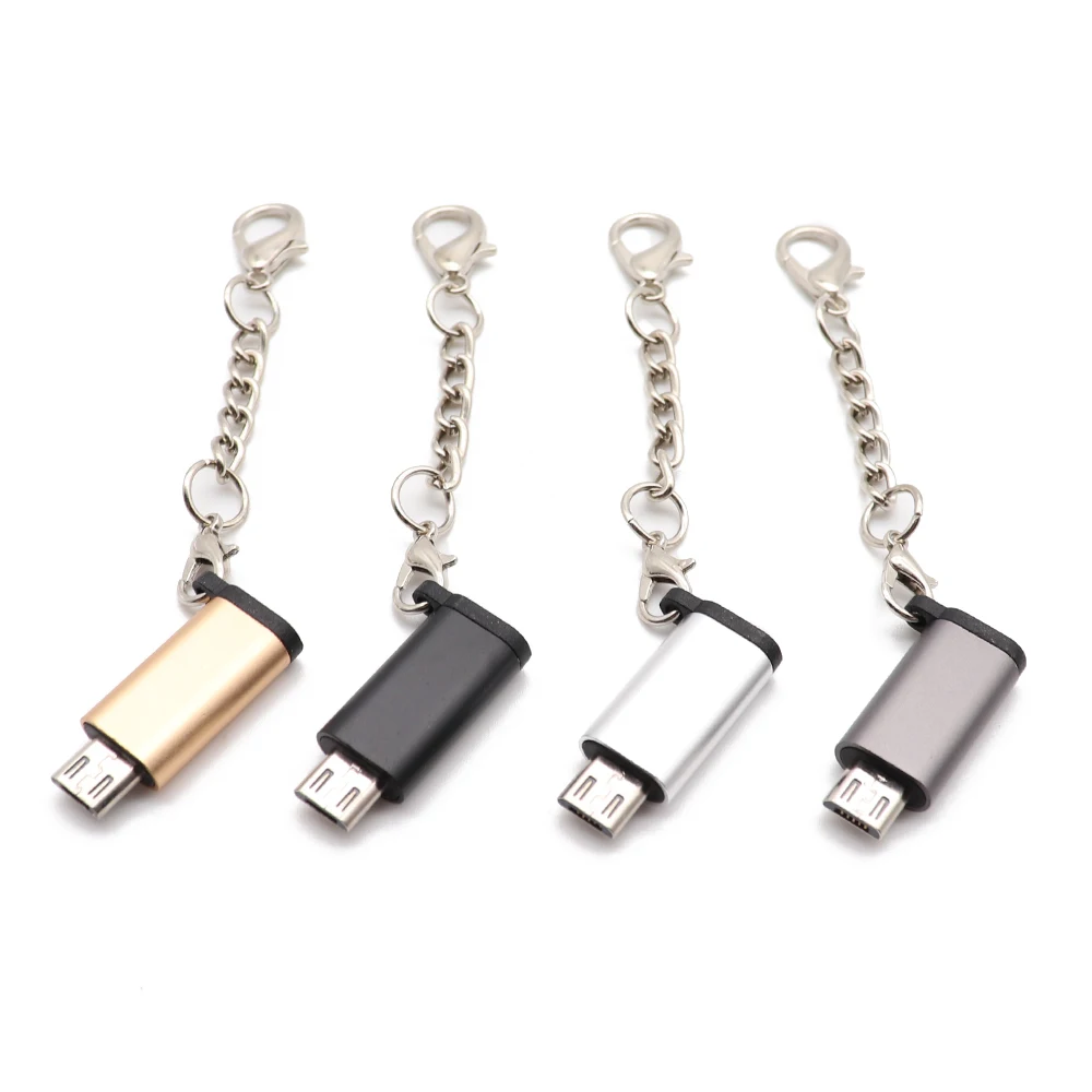 Адаптер-преобразователь штекер Micro USB в гнездо Type-C для телефона TingDong | Мобильные