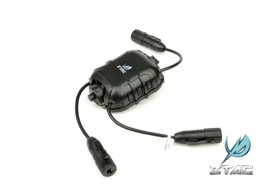 BK Z-TAC Z118 Z-Tactical Silynx Z4OPS PTT Ver.1 для радио и гарнитуры, наушники для охоты - Цвет: BK