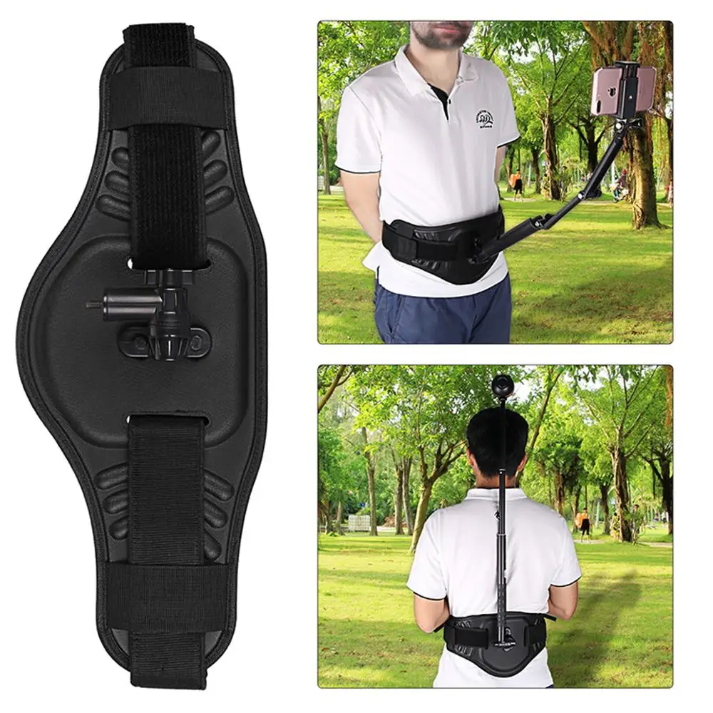 For insta360 evo/one Accessories one X Adjustable back front waistband belt with invisible 1.2m 2m selfie stick | Электроника