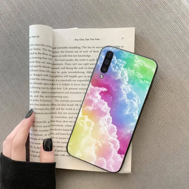 

Colorful beautiful cloud Phone Case For Samsung galaxy S 7 8 9 10 20 edge A 6 10 20 30 50 51 70 note 10 plus