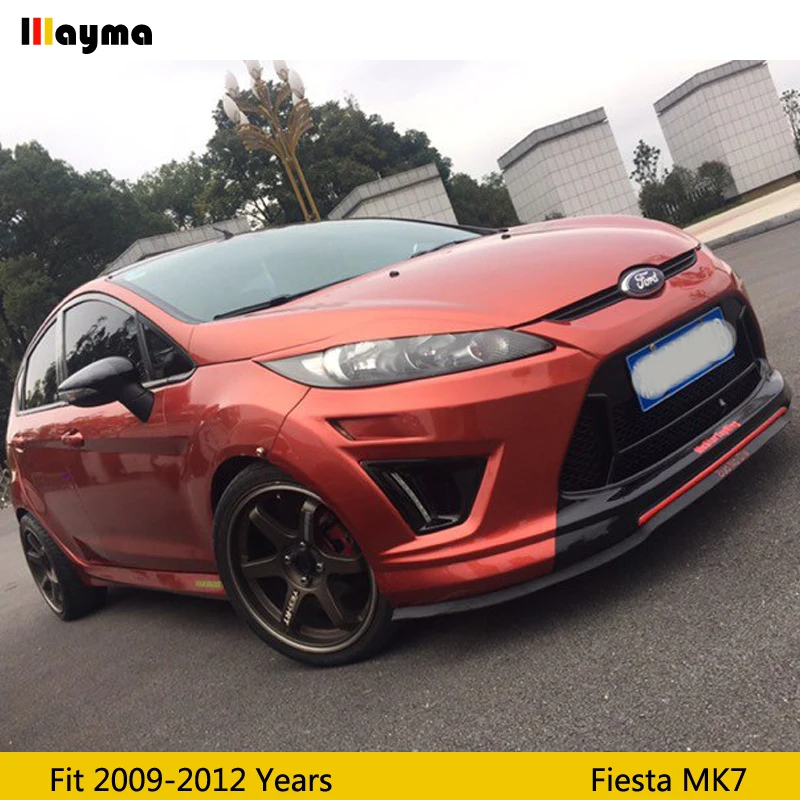 Наклейка на переднюю фару из стекловолокна накладки веко для бровей Ford Fiesta MK7 2009