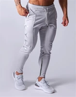 dropshipping mens athletic running jogger pants gym workout tapered track pants casual training sweatpants with zipper pockets