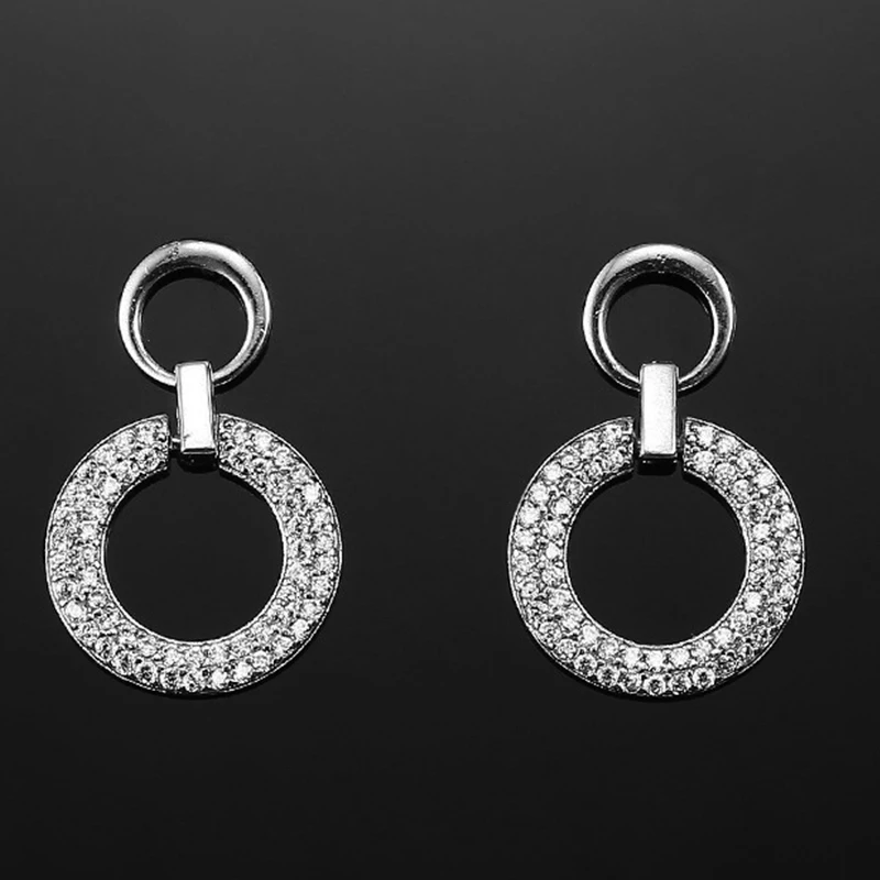 

Small Zirconia Pave Earrings for Woman Fashion Jewelry Party Casual LPE011